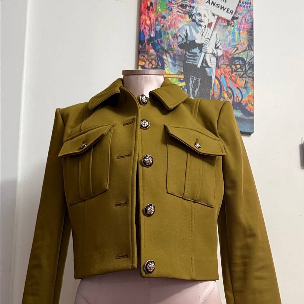 7 For All Mankind Mustard Utility Jacket